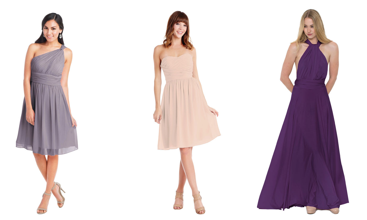 Rent bridesmaids gowns